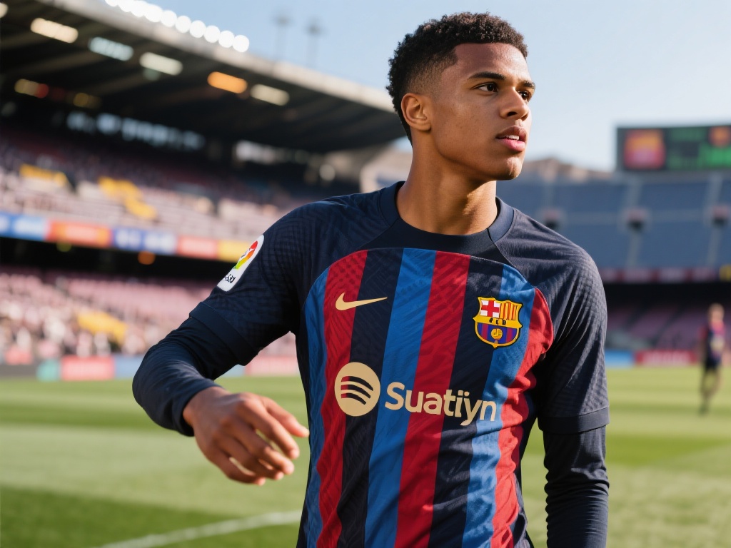 作为巴塞罗那的重要后防支柱，罗纳德·阿劳