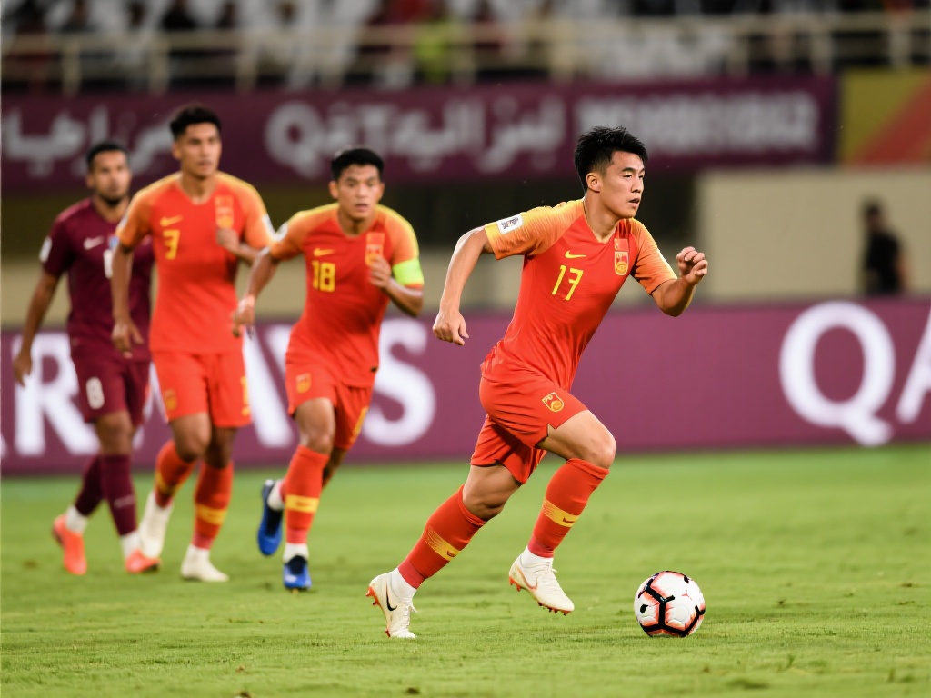 面对即将对阵的卡塔尔国家队，中国队的每一